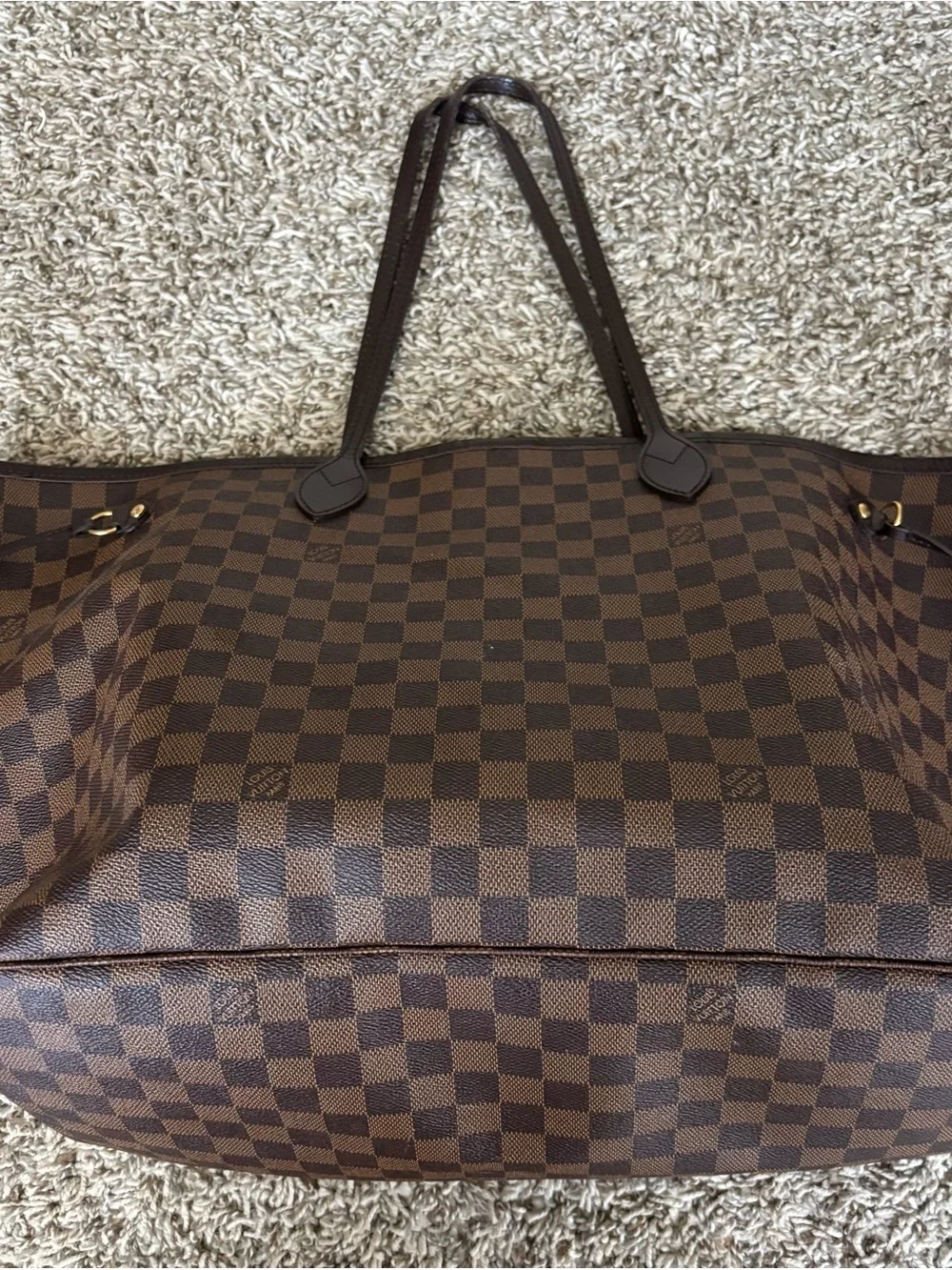Louis Vuitton LV large neverfull  Damier Ebene mint condotion